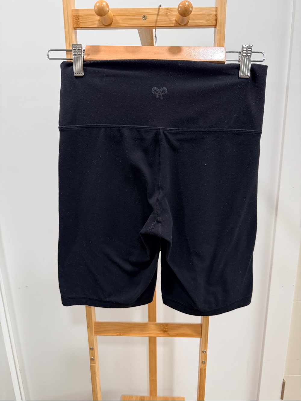 TNA Black High-Waist Bike Shorts - Picture 4 of 5